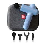 Hi5 Sportster massagepistool met 4 koppen lichtblauw