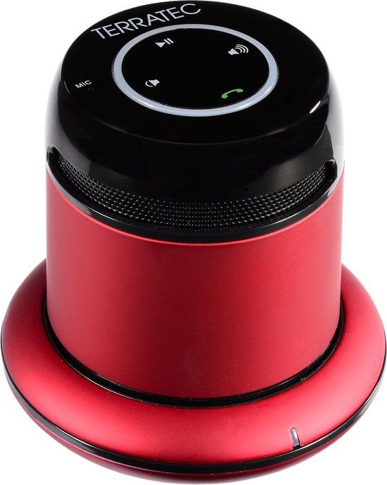 Terratec CONCERT BT MOBILE - Rood - Draagbare Bluetooth Speaker