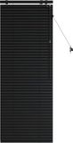 vidaXL Venetiaanse jaloezie Zwart 55 x 160 cm