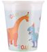 Decorata Party Pappbecher - 8er-Pack - 200 ml - Dino Party