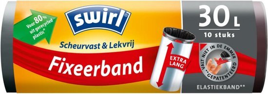 Swirl Afvalzakken Fixeerband 30 Liter