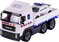 Cavallino Politievrachtwagen en Politieauto, Schaal 1:16