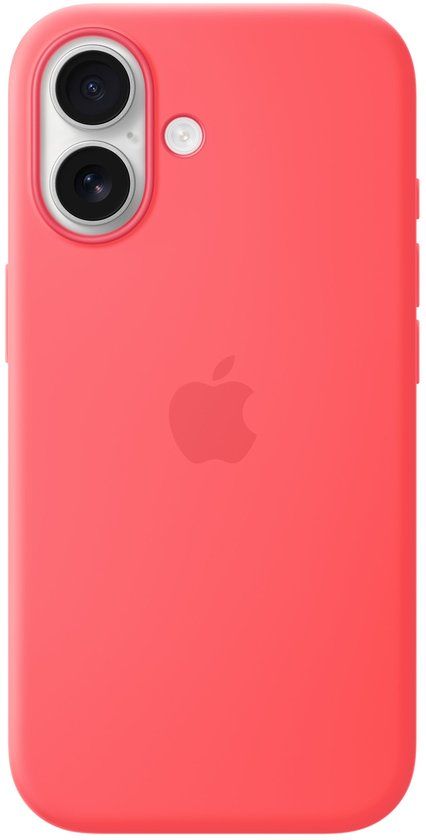 Apple Siliconenhoesje met MagSafe voor de Apple iPhone 17 - Bright Guava