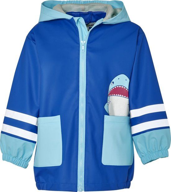 Playshoes Regenjas Kinderen Haai Blauw Maat 128cm