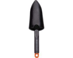 BLACK+DECKER Tuinschep - met Maataanduiding - Tuinschepje 30,5CM - Polypropyleen - Zwart/Oranje