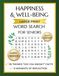 Happiness & Well-Being Large Print Word Search for Seniors