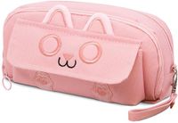 Merkloos 3D Katten Etui - Roze, Stof, Rechthoek, Cartoon, Kinderen en volwassenen, 8 x 11 x 21 cm