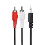 HDSupply PureLink LP-AC030-050 5m RCA 3.5mm Zwart audio kabel