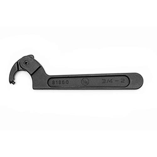 GearWrench Verstelbare Pin Black Oxide Spanner Wrench - 1/8" Pin, 3/4" to 2" - 81860
