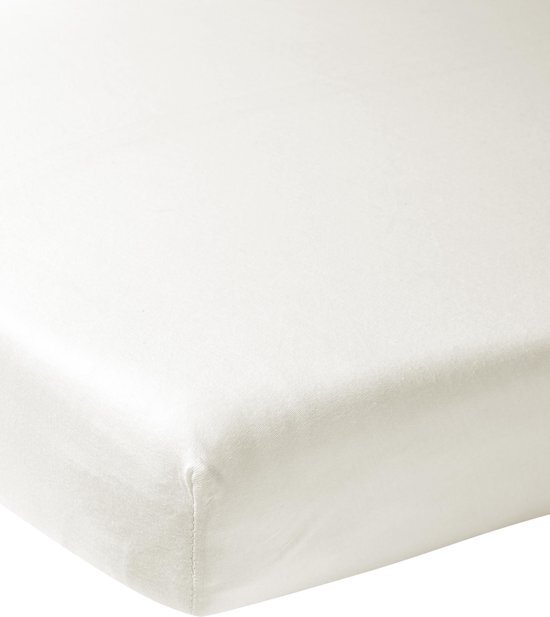 Meyco jersey Hoeslaken boxmatras - 75x95 cm - offwhite