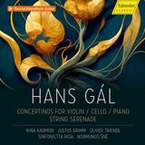 Outhere Hänssler Classic - Gál: Concertinos For Violin, Cello, Piano & String Serenade (CD)