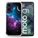 Cokitec Versterkte hoes voor Motorola G35 5G Universe Blauw Paars