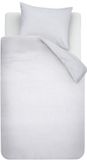 Beddinghouse Mist dekbedovertrek - Eenpersoons - 140 x 200/220 cm - Wit