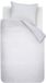 Beddinghouse Mist dekbedovertrek - Eenpersoons - 140 x 200/220 cm - Wit
