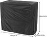 Merkloos Housse de barbecue d'extérieur imperméable pour barbecue Housse de barbecue de jardin Patio Grill Protector Grill Covers (80x66x100cm)