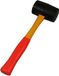 Merkloos / Sans marque Rubberen hamer - fiber steel - 450 gram - campinghamer - haring hamer