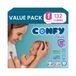Confy Premium Couches Taille 1 Nouveau-né 2-5kg 44 pièces