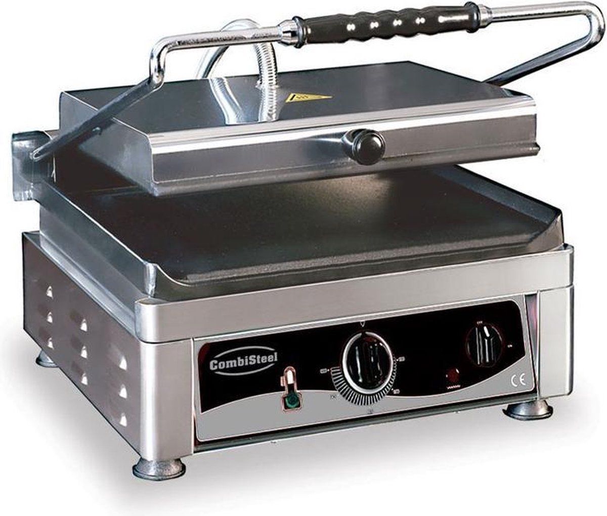 Professionele Contact Grill Glad/Glad 2500W | 7491.0015 | Horeca