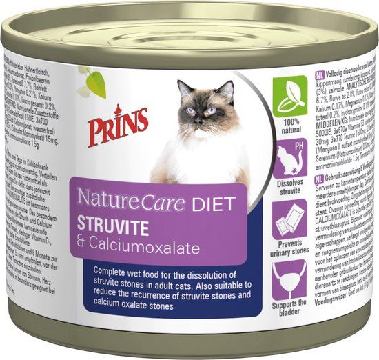 Prins NatureCare Cat Diet Struvite&calciumoxalate 200gr