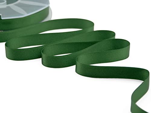 Furlanis - Dubbel satijnen lint - groen Engels - 16 mm x 25 m