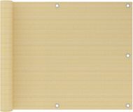 vidaXL Balkonscherm 75x600 cm HDPE Beige