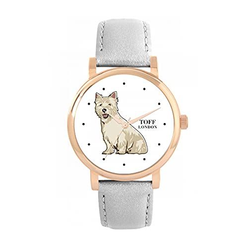 Toff London West Highland Terrier Hondenhorloge - 5059656806875