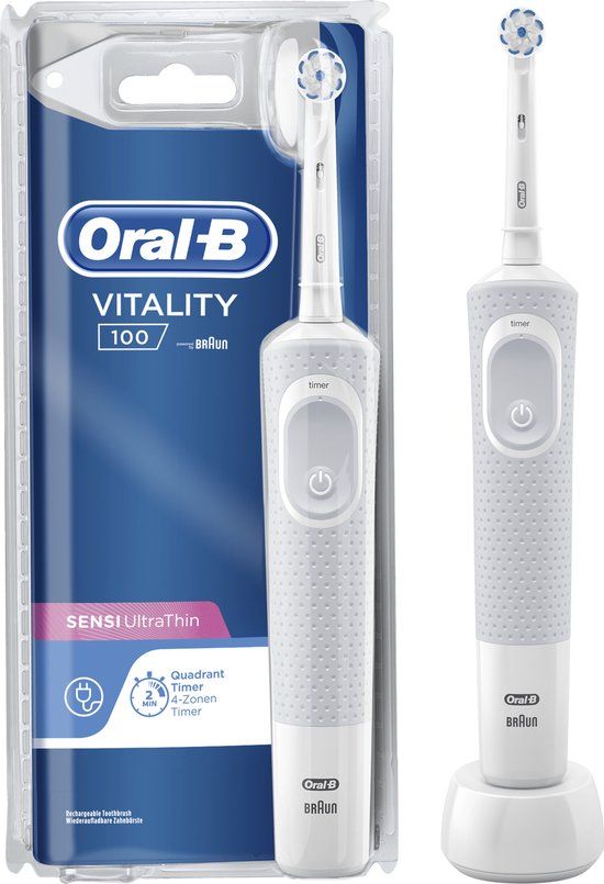 Oral-B Vitality 100 Sensi Ultrathin White Elektrische Tandenborstel
