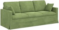 vidaXL Bank Lichtgroen Fluweel 198 x 78 x 80 cm