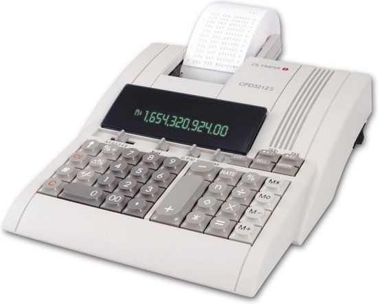 Olympia CPD 3212 S Rekenmachine met printer Desktop 12 cijfers