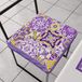 PETTI Artigiani Italiani - Zitkussen voor keukenstoel met elastiek, 2 stuks, stoelkussens van microvezel met elastiek, stoelkussen met veer, violet, 100% Made in Italy