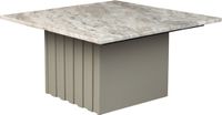 Dutchbone Clayton Salontafel Vierkant 60x60 cm Marmer - Beige