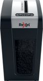 Rexel MC6-SL Stille Papierversnipperaar - P5 Microsnippers - Tot 6 Vel - 16L - Zwart