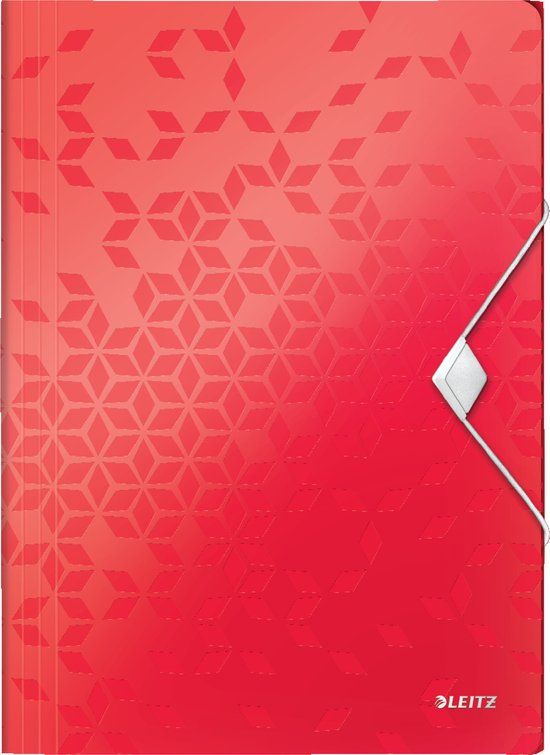 Leitz WOW Elastomap - A4 - Rood