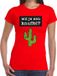 Bellatio Decorations Shoppartners Bv Wil je een Knuffel tekst t-shirt rood dames S