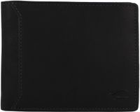 camel active Leren portemonnee Ocean Horizontal Wallet Black zwart