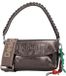 Desigual Half Logo Trokel Shoulder Bag Brushed Silver brons