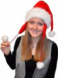 Merkloos Kerstmuts pluche met oorflappen voor volwassenen