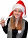 Merkloos Kerstmuts pluche met oorflappen voor volwassenen