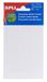 APLI 2555 - Witte dubbele etiketten aan de voorkant 26,0 x 54,0 mm