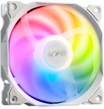 XPG VENTO 120 ARGB PWM, White, Rifle Bearing, 120mm Fan, 4-Pin PWM, Speed: 300-1850 RPM, Max Air Flow: 50.27 CFM, Fan Noise: 24 dBA