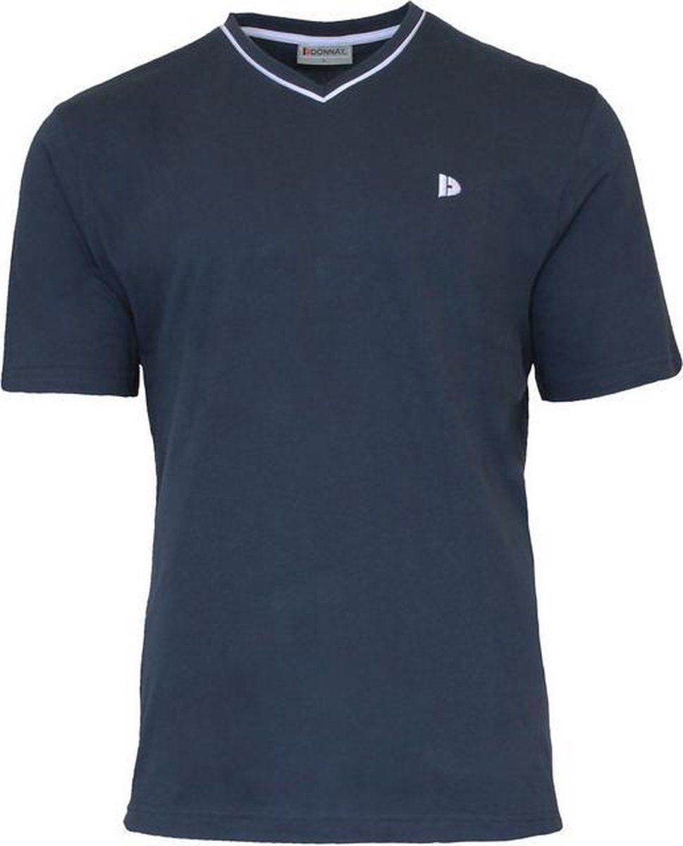 Donnay T-shirt Heren Donker blauw Maat S
