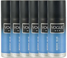 Vogue Men Deodorant Deospray Nordic Blue Voordeelverpakking