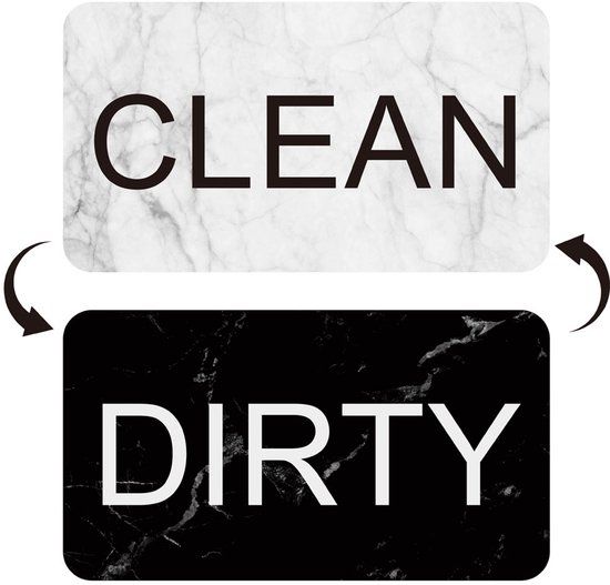 INF Magneet voor vaatwasser CLEAN/DIRTY Omkeerbaar bord
