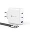 NOVOO GaN III snellader, 120 W, universele oplader PPS, 3 poorten, compact