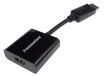 PremiumCord DisplayPort naar HDMI-adapter, Video FULL HD 1080p 60Hz, DisplayPort-stekker op HDMI-aansluiting, lengte: 15cm, zwart