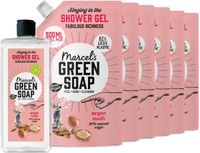Marcel's Green Soap Douchegel Argan & Oudh + 6 Navullingen Pakket