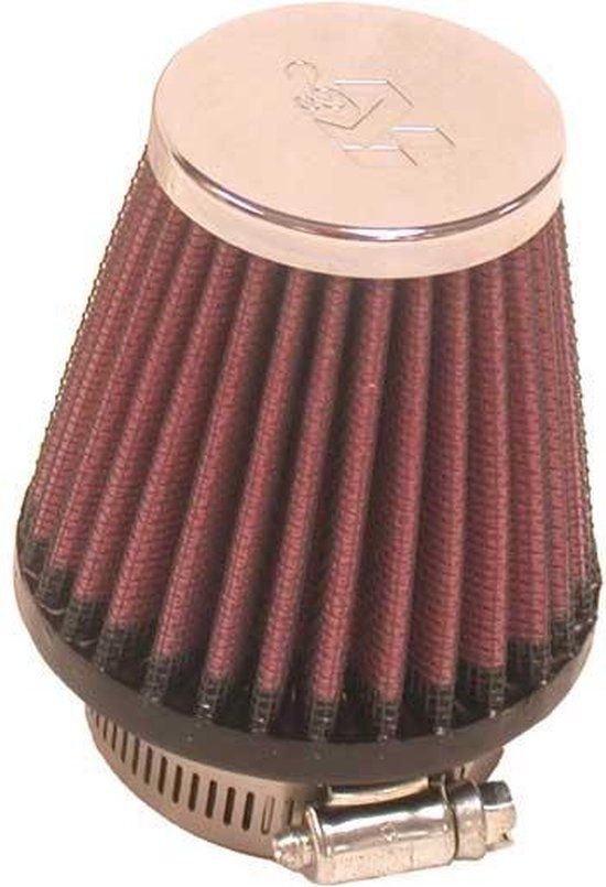 K&N Universeel Luchtfilter Konisch 48mm aansluiting, 76mm onder, 51mm top, 76mm hoogte (RC-1090)