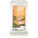 Kringle Candle Grote Amberwood & Moss Geurkaars - 110 uur brandtijd