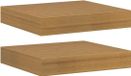 vidaXL Wandplank Beige 23 x 23,5 x 3,8 cm Bewerkt hout