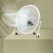 Delight USB Mini Ventilator - Bureauventilator Met 180° Draaibare Kop - 18 cm Diameter - Wit